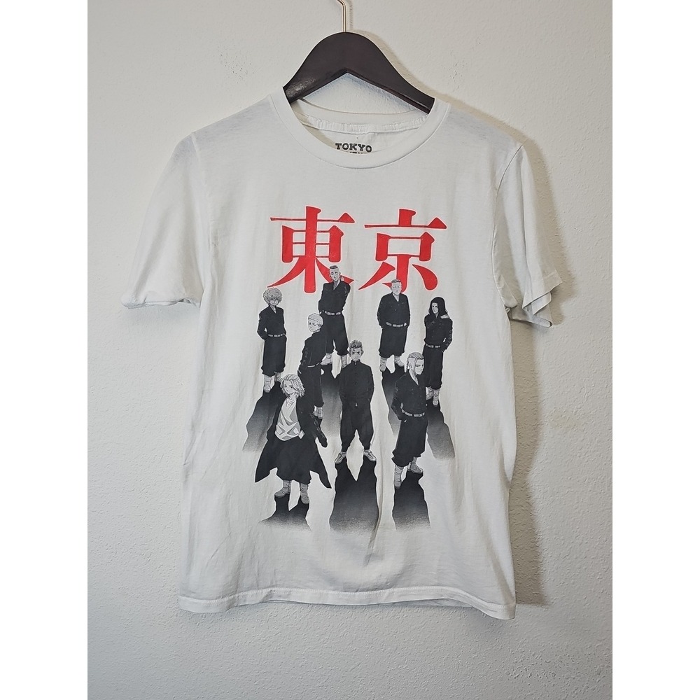 Tokyo Revengers Episode Names Double-Sided‎ White T-Shirt Anime Graphic Size S
